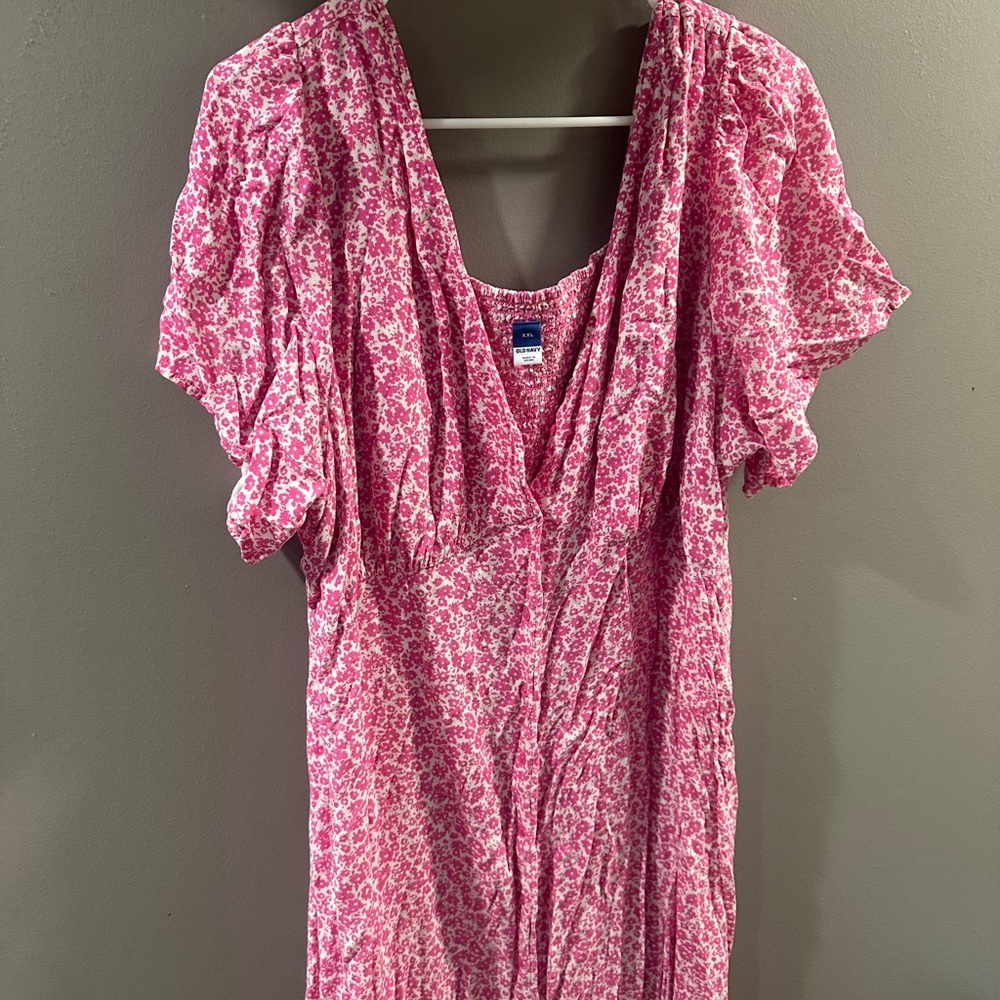 Pink Floral Dress